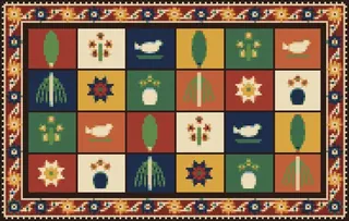 Bakhtiari rug