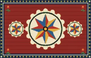 Barn Star rug