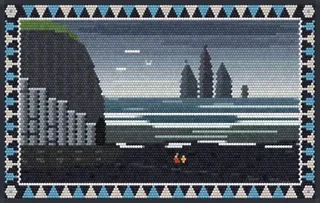 Black Sand Beach rug