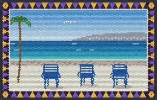 Blue Chairs rug