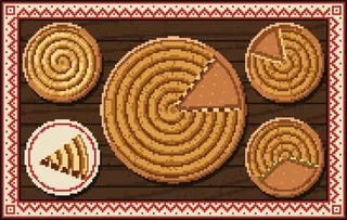 Bosnian Pita rug