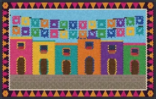 Colorful Street rug
