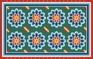Dancheong rug