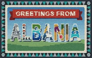 Greetings from Albania rug
