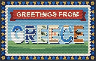 Greetings from Greece rug