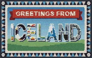 Greetings from Iceland rug