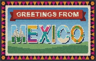 Greetings from Mexico rug