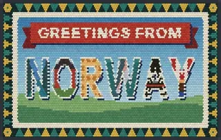 Greetings from Norway rug