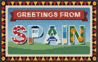 Greetings from Spain rug