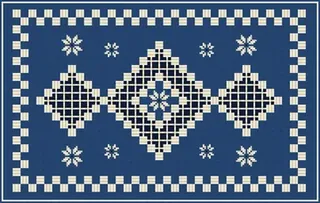 Hardanger Embroidery rug