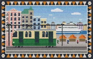 Helsinki Tram rug