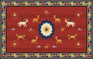 Hunting Scene rug