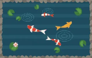 Koi Pond rug