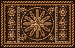 Konjic Woodcarving rug