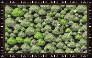 Lava and Moss rug