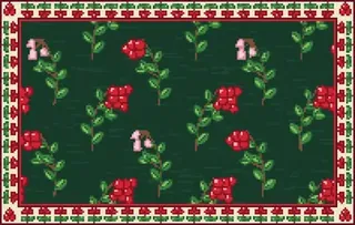 Lingonberries rug
