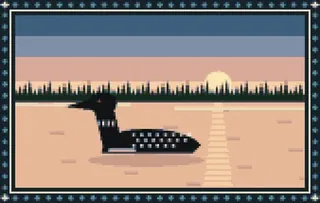 Loon at Dawn rug