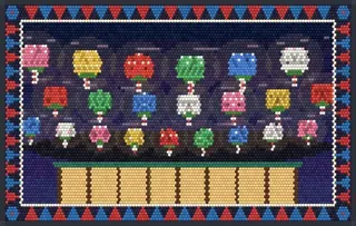 Lotus Lanterns rug