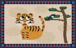 Magpie and Tiger rug