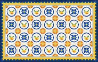 Majolica rug