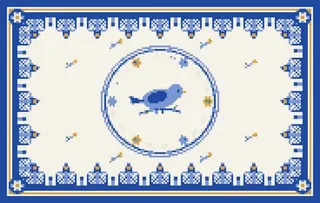 Moustiers Faience rug