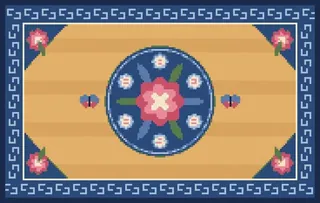 Ningxia Peony rug