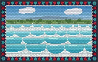 Pamukkale rug