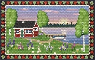Red Cottage rug