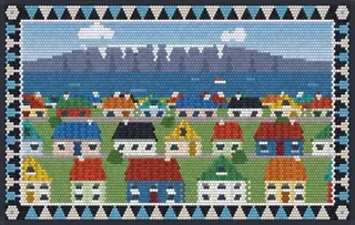 Reykjavík Roofs rug