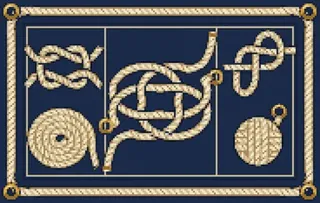 Sailor’s Knots rug