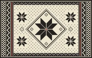 Selbu Rose rug
