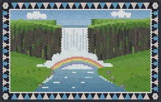 Skógafoss rug
