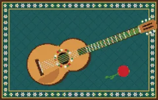 Spanish Guitar rug