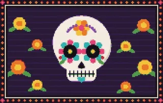 Sugar Skull rug