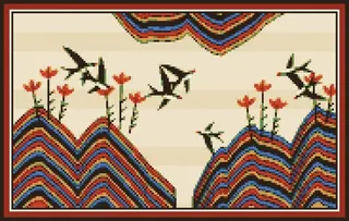 Swallow Fresco rug