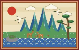 Ten Longevities rug