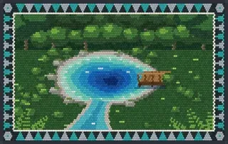 The Blue Eye rug