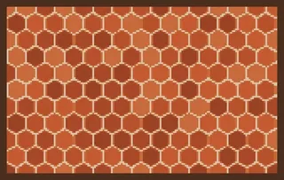Tomette Tiles rug