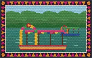 Trajinera rug