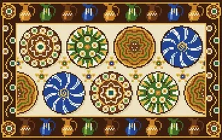 Troyan Pottery rug