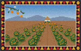 Valencia Oranges rug