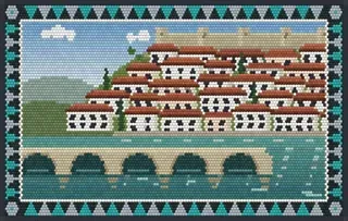 Windows of Berat rug