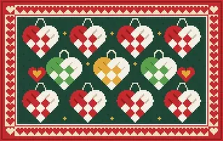Woven Hearts rug