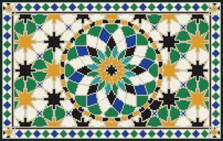 Zellij rug